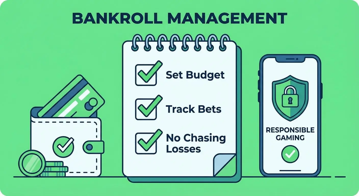 Checklist de gestão de banca e segurança em apostas esportivas