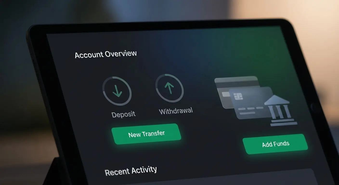 Tela ilustrativa de pagamentos e saques na BetEsporte