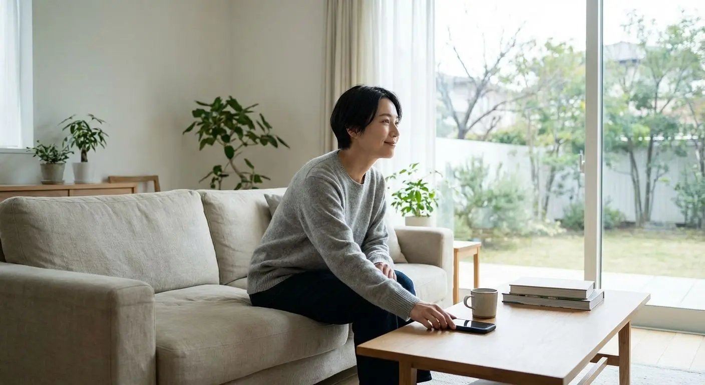 Pessoa fazendo pausa do celular para praticar jogo responsável